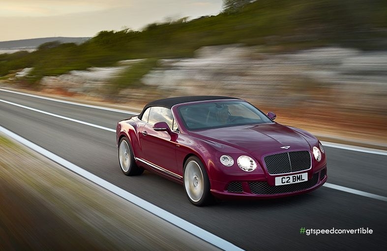 New Bentley Continental GTC Speed спереди: 